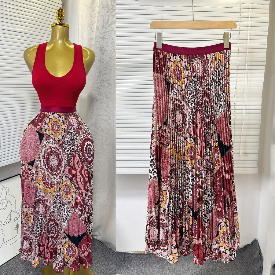 Women's Bodycon High Waist Two Piece Set - Detail View 19