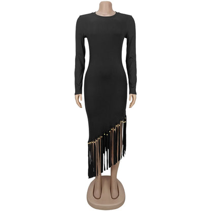 Wholesale Women's Long Sleeve Bodycon Maxi Dress