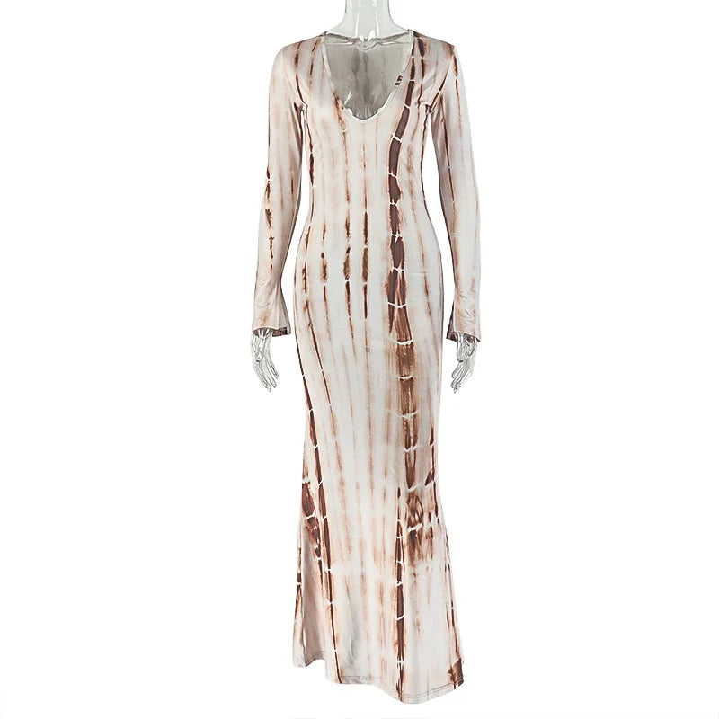 Wholesale Women's Bodycon Flare Maxi Dress
