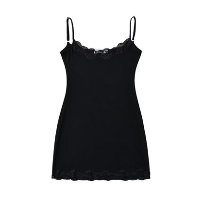 Joskaa Lace Sleeveless Mini Dress Cotton Stretch Slim - mini dress image 6