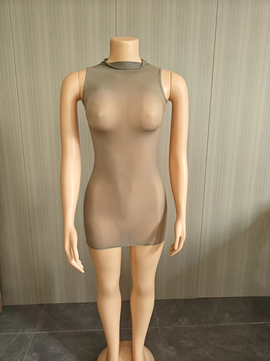Wholesale Women's Sleeveless Bodycon Mini Dress