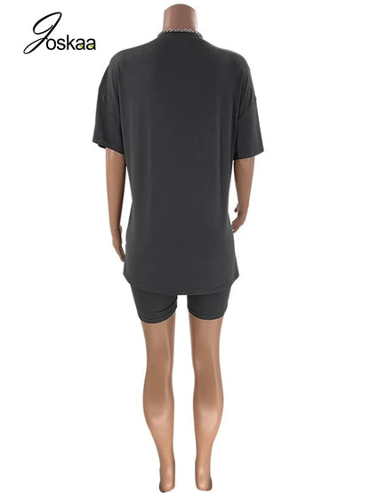 Women's Two Piece Set - Model Wearing Style