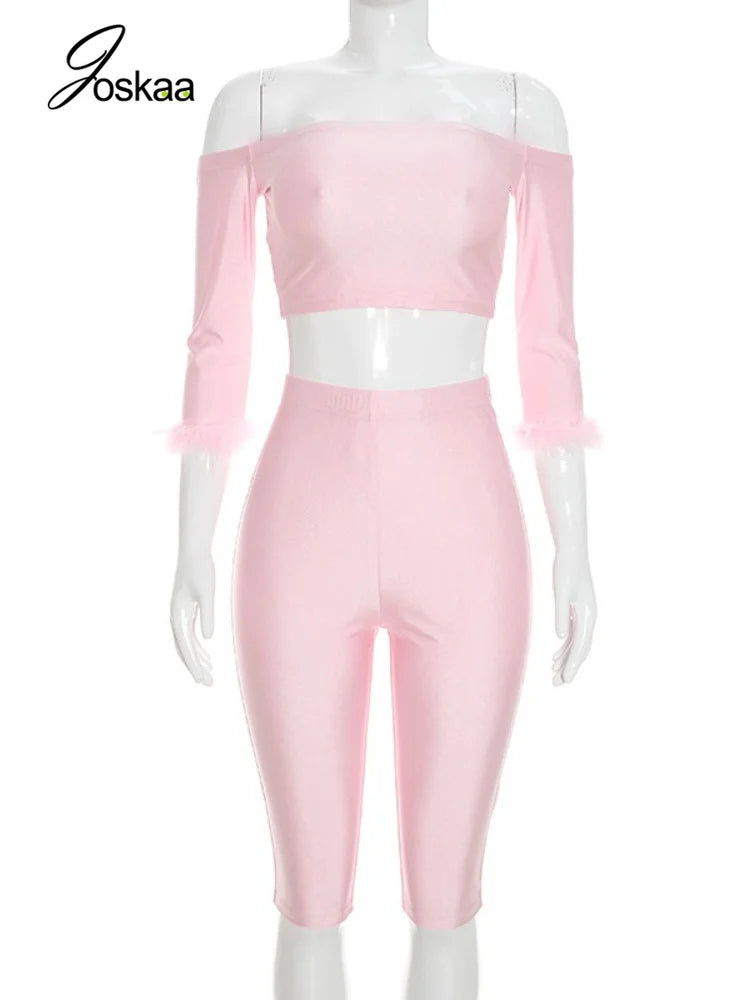 Women's Two Piece Set 6845 - Back View