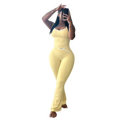 Women's Wide Leg Two Piece Set - Additional View 14