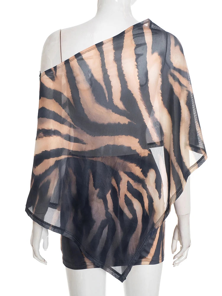 Joskaa Stripe Crop Two Piece Set Print Hipster See - two piece set image 5