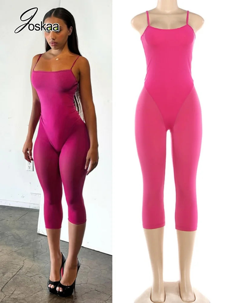 Wholesale Women's Backless Crop Bodycon Romper – Women's Fashion Wholesale – Front View
