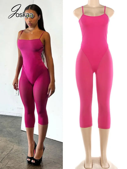 Wholesale Women's Backless Crop Bodycon Romper – Women's Fashion Wholesale – Front View