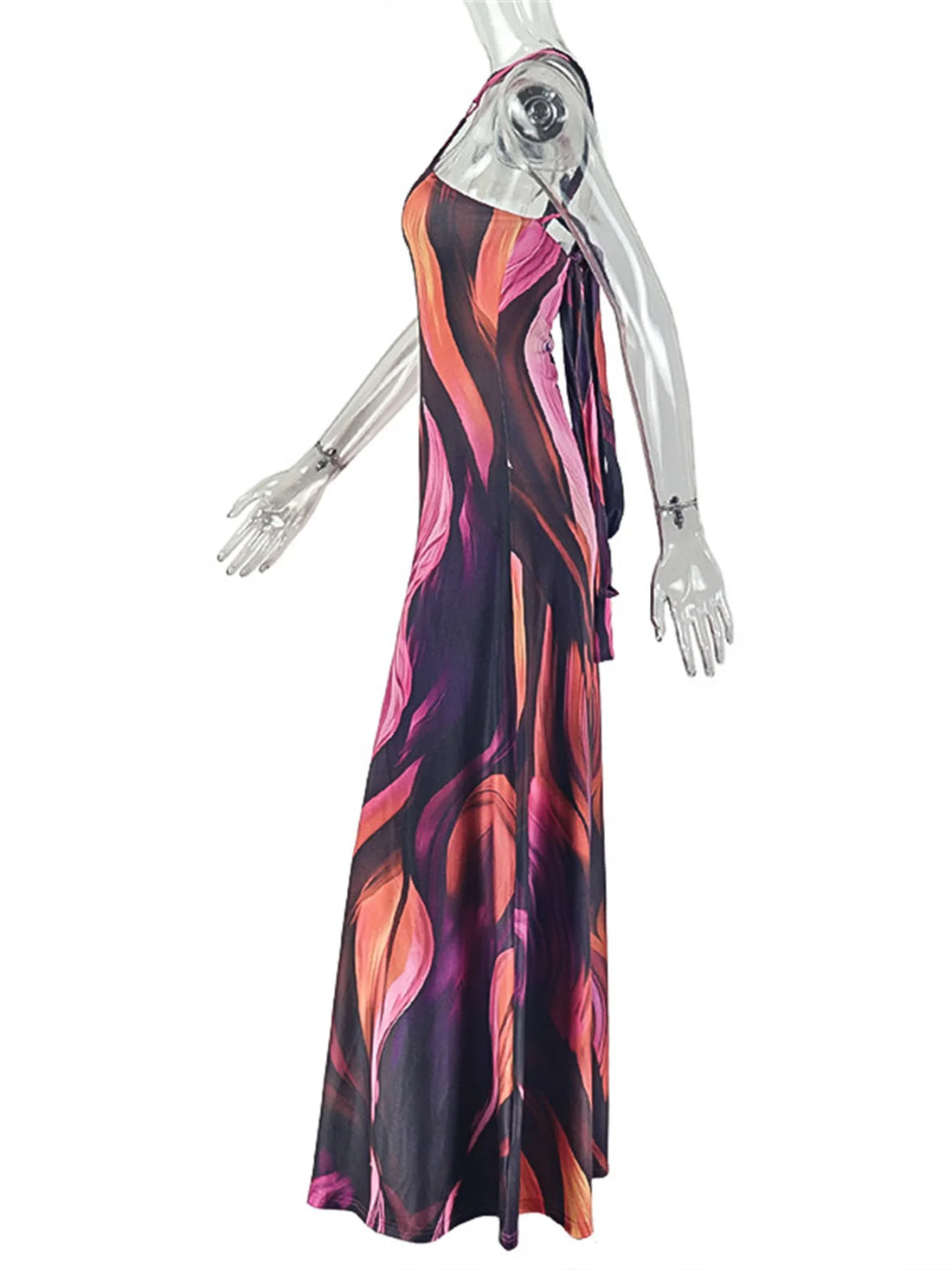 Joskaa Backless Sleeveless Bodycon Maxi Dress - maxi dress image 3