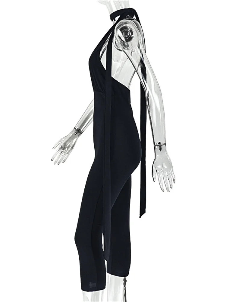 Joskaa Backless Halter Bodycon Romper - romper image 3