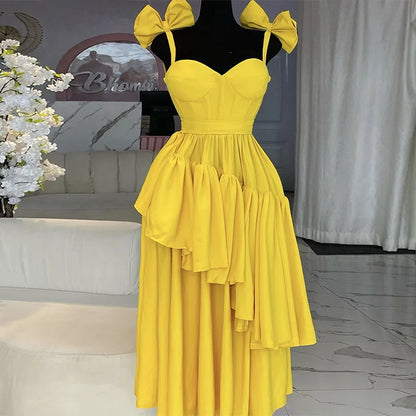 Wholesale Women's Bow Tie Neck Maxi Dress