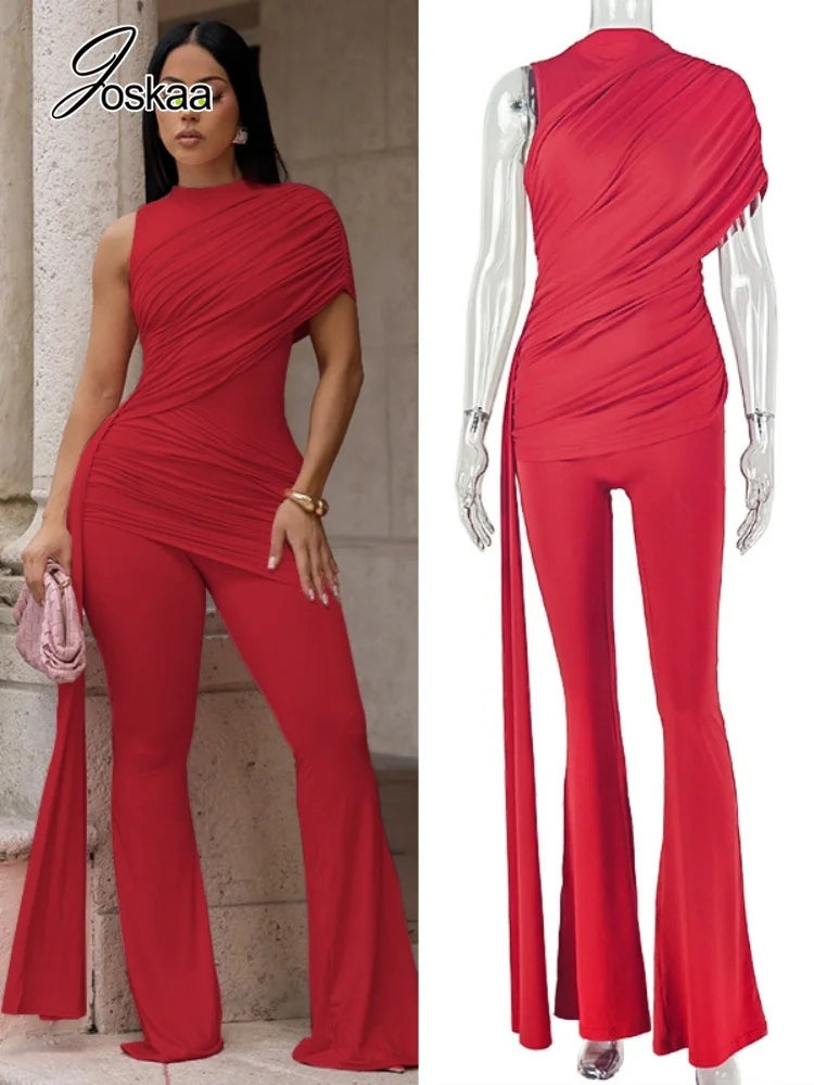 Women's Ruched Sleeveless Bodycon Romper – Women's Fashion Wholesale – Front View