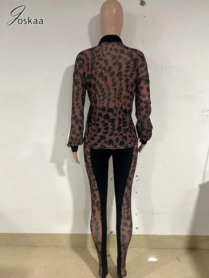 Wholesale Women's Mesh Long Sleeve Two Piece Set Black – Detail View