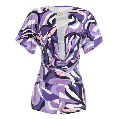 Women's Ruched Two Piece Set - Additional View 7