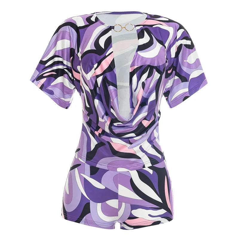 Women's Ruched Two Piece Set - Additional View 7