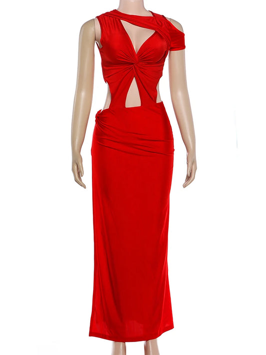 Joskaa Backless Sleeveless Bodycon Maxi Dress - maxi dress image 2