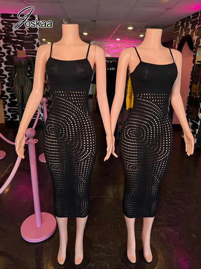 Wholesale Women's Cutout Sleeveless Bodycon Dress – Women's Fashion Wholesale – Front View