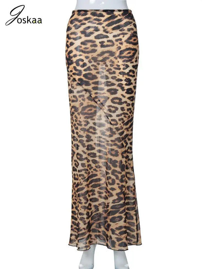 Women's Leopard Print Two Piece Black Bikini Set Leopard Print – Detail View