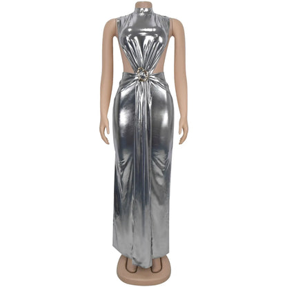 Wholesale Women's Ruched Sleeveless Bodycon Dress