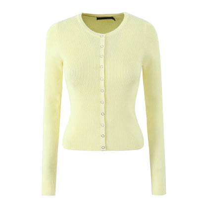 Joskaa Ribbed Knit Crop Two Piece Set - two piece set image 4
