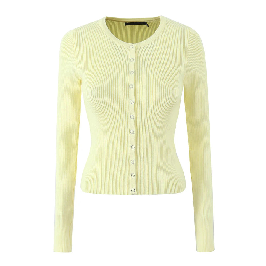 Joskaa Ribbed Knit Crop Two Piece Set - two piece set image 4