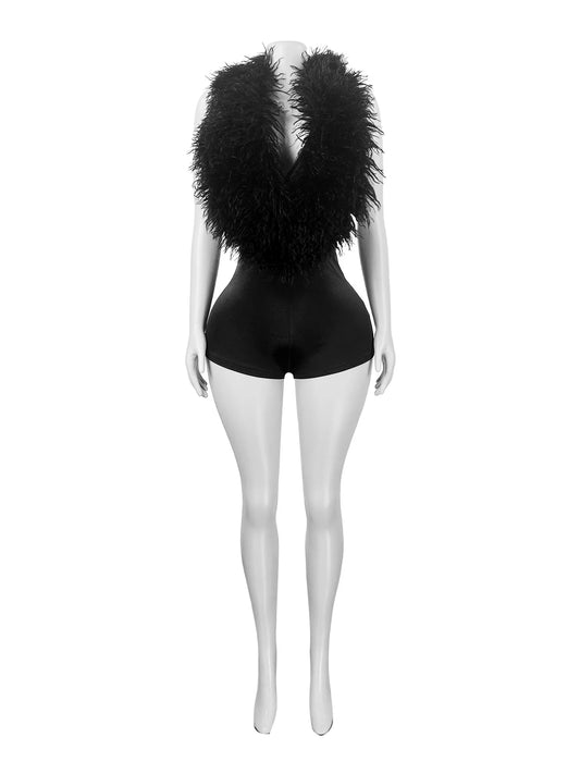 Joskaa Backless Halter Bodycon Romper - romper image 2