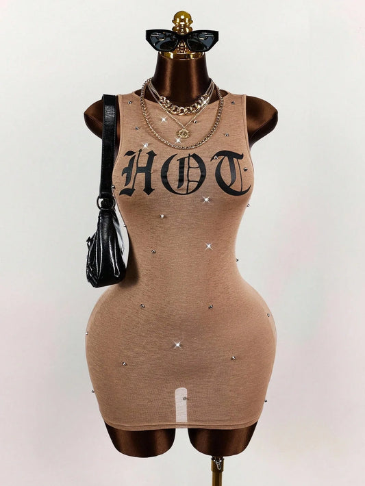 Joskaa Sleeveless Bodycon Mini Dress - mini dress image 2