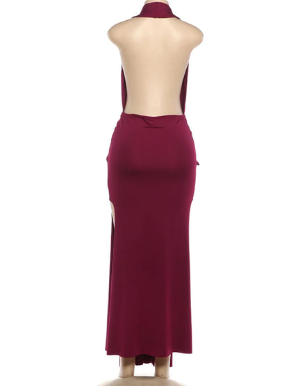 Joskaa Backless Halter Bodycon Dress - dress image 4