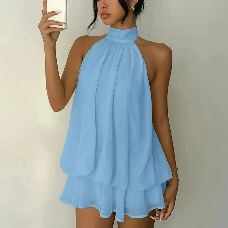 Wholesale Women's Backless Halter Bodycon Dress