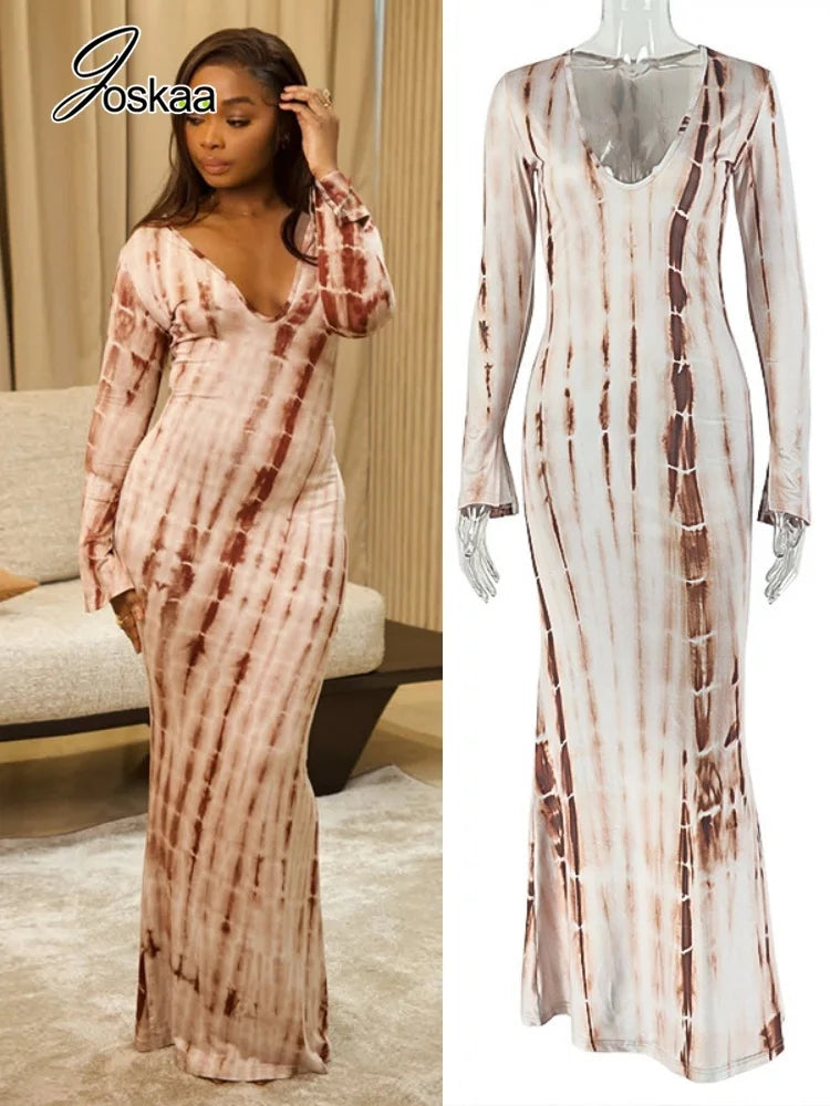 Wholesale Women's Bodycon Flare Maxi Dress – Women's Fashion Wholesale – Front View