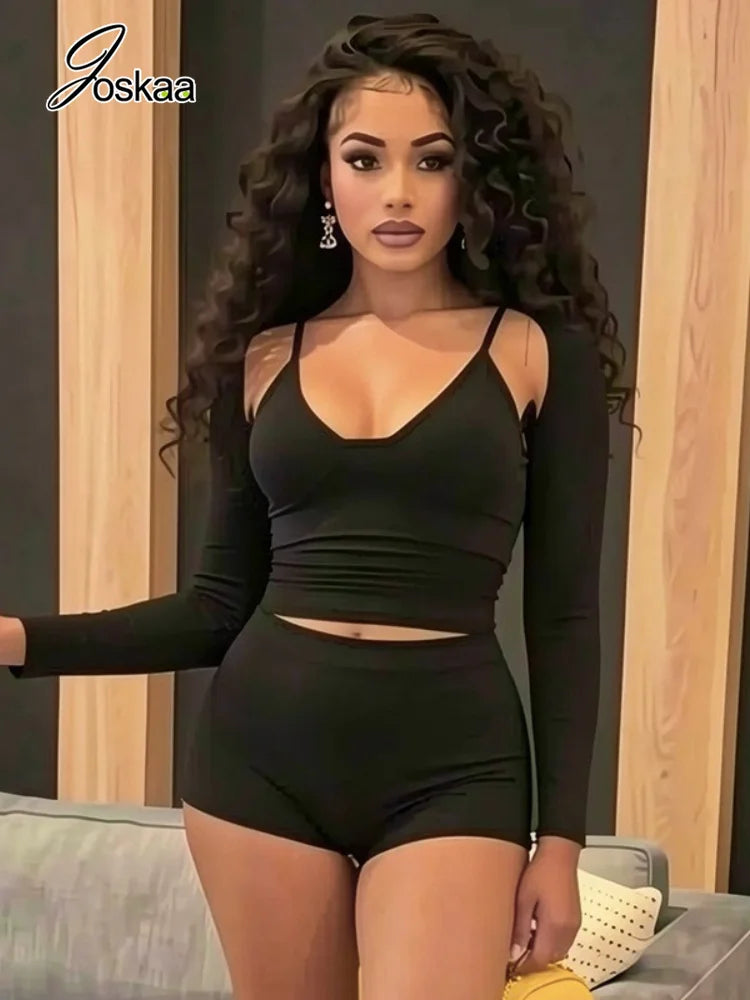 Wholesale Women's Long Sleeve Crop Two Piece Set Wine Red – Side View