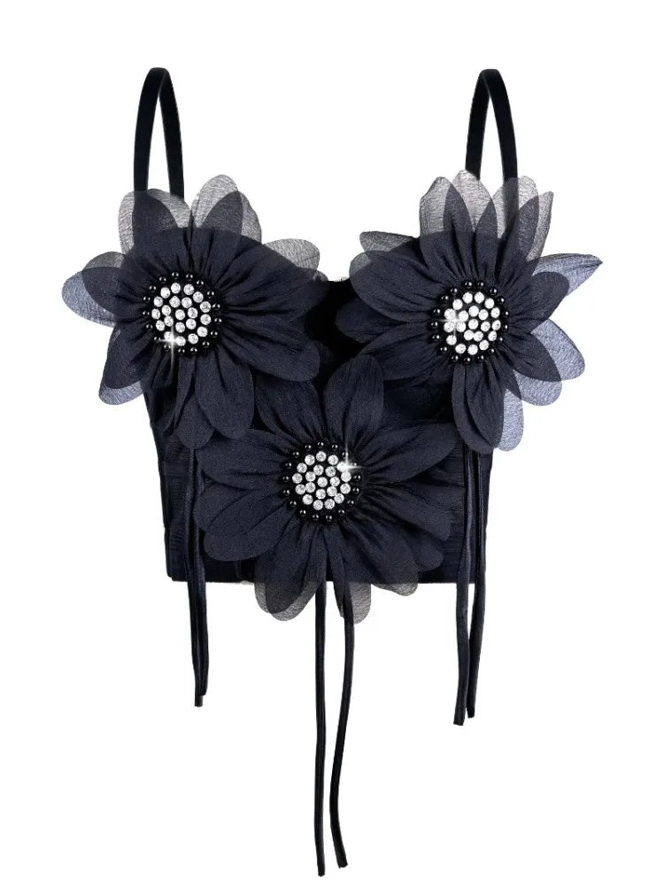 Wholesale Women's Floral Print Crop Two Piece Set