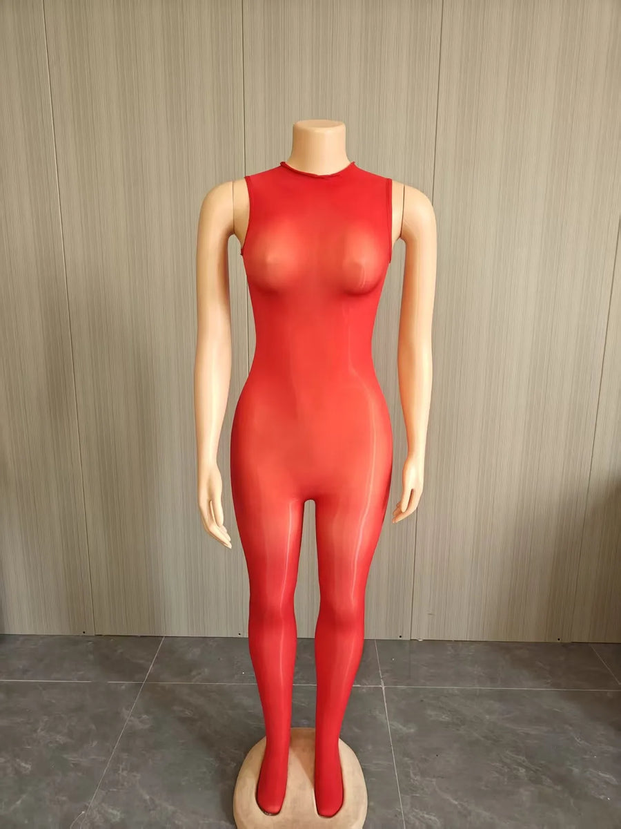Women's Sequin Sleeveless Bodycon Romper