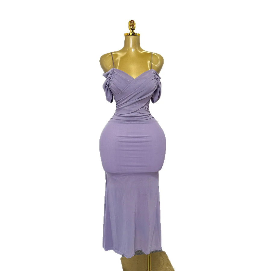 Women's Mesh Sequin Ruched Sleeveless Maxi Dress - Additional View 7