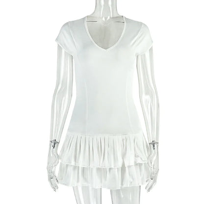 Wholesale Women's Short Sleeve Bodycon Mini Dress