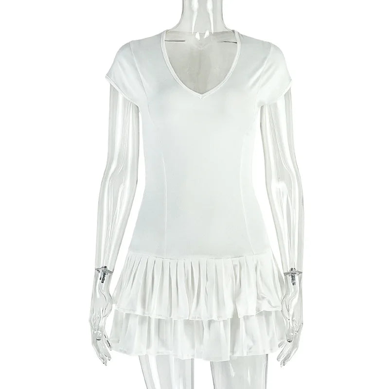 Wholesale Women's Short Sleeve Bodycon Mini Dress