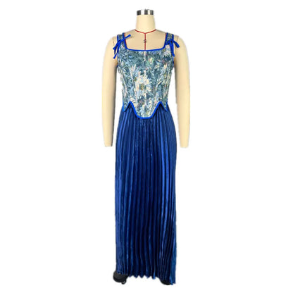 Women's Floral Print High Waist Two Piece Set