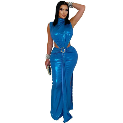 Wholesale Women's Ruched Sleeveless Bodycon Dress