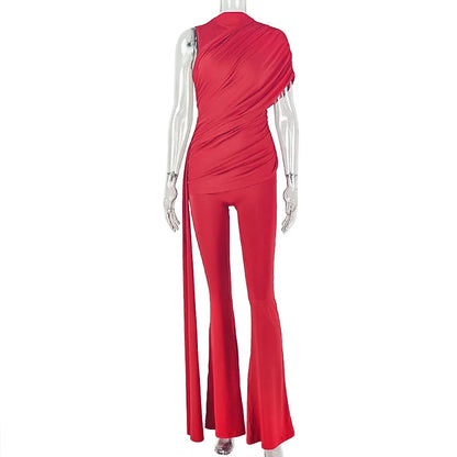 Women's Ruched Sleeveless Bodycon Romper