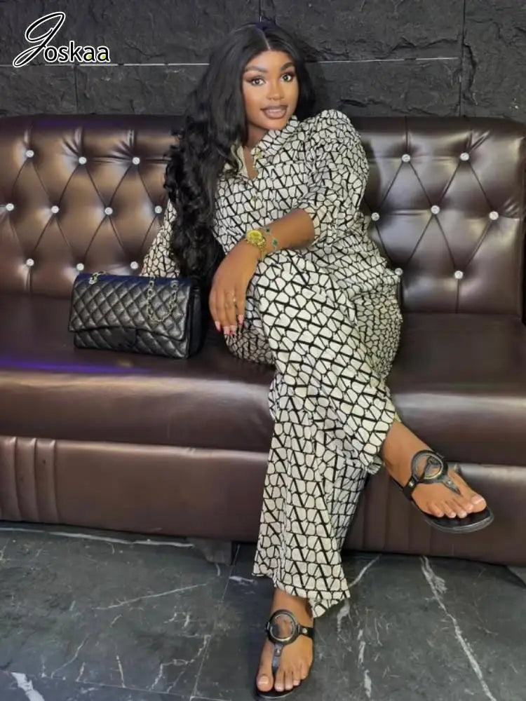 Women's Long Sleeve Flare Wide Leg Two Piece Set Silver – Side View