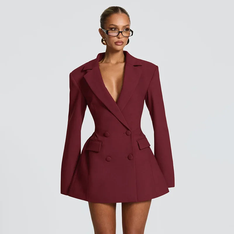 Wholesale Women's Long Sleeve Bodycon Mini Dress