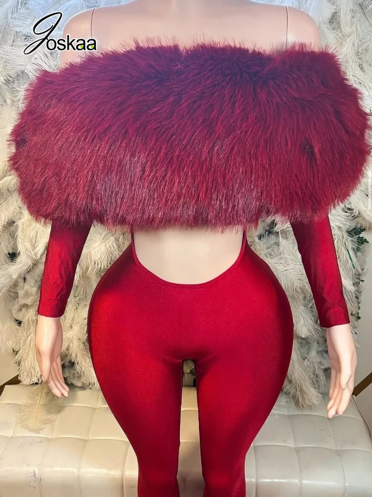 Women's Cutout Long Sleeve Bodycon Romper Pink – Front View