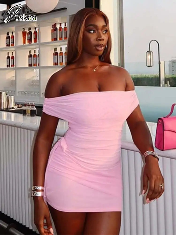 Women's Mesh Backless Strapless Mini Dress – Women's Fashion Wholesale – Front View