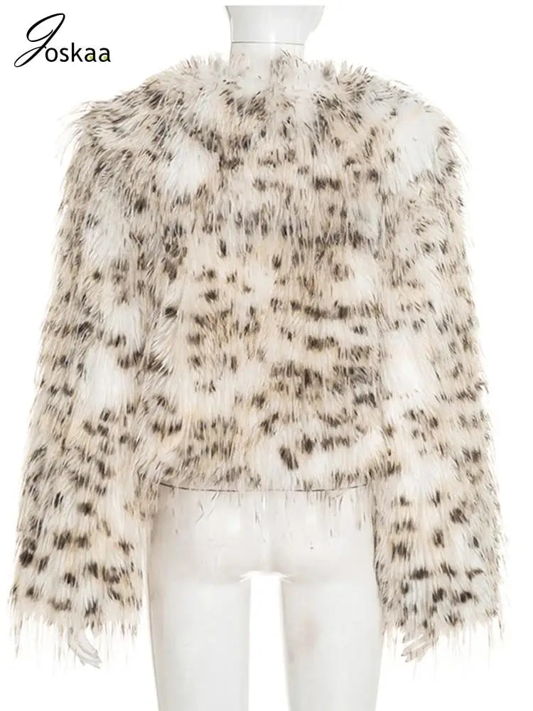 Women's Leopard Print Long Sleeve Jacket Pink – Detail View
