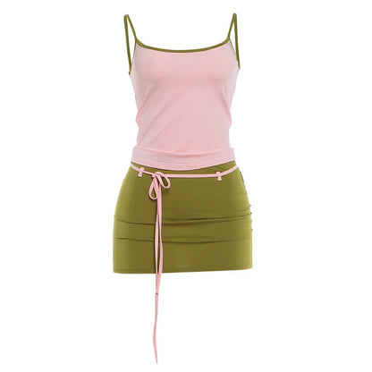 Women's Backless Bodycon Two Piece Set - Additional View 7