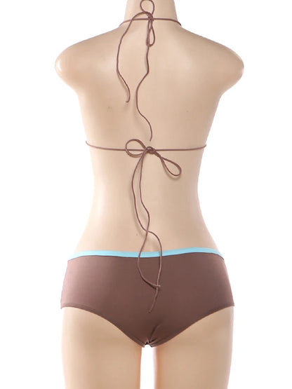 Joskaa Lace Backless Halter Swimwear - swimwear image 4