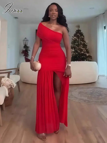 Women's Sleeveless Bodycon Pleated Maxi Dress – Women's Fashion Wholesale – Front View