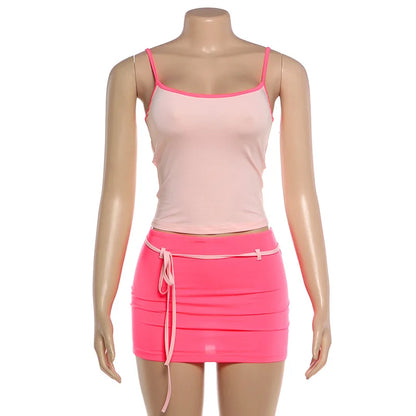 Women's Backless Bodycon Two Piece Set - Additional View 11