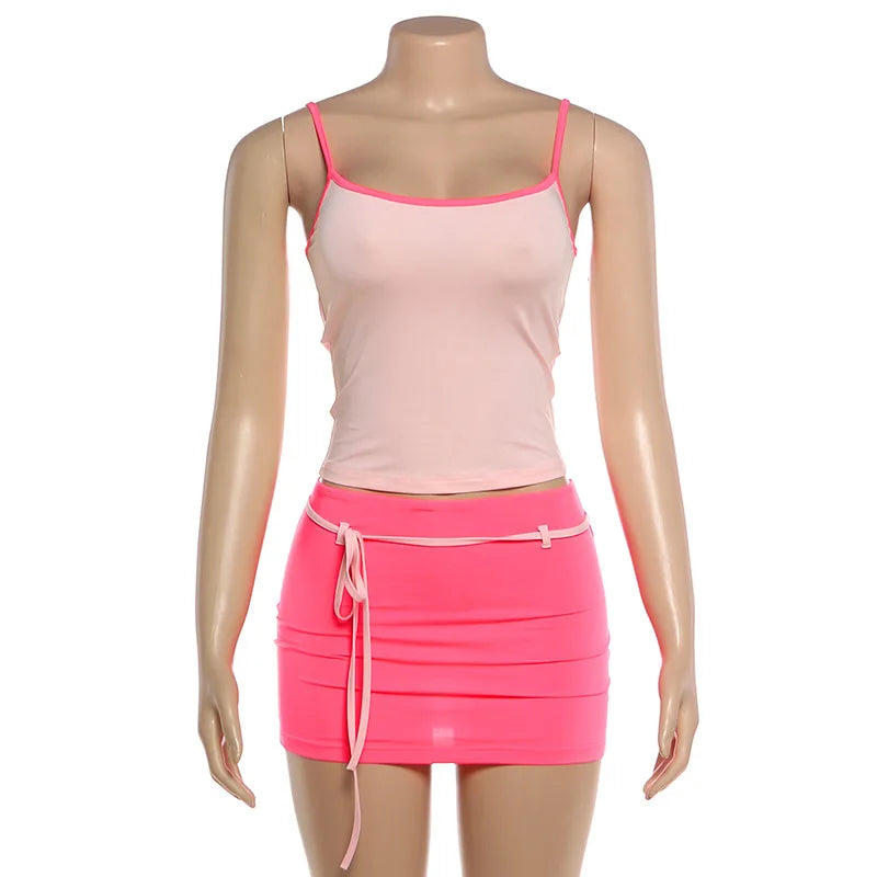Women's Backless Bodycon Two Piece Set - Additional View 11