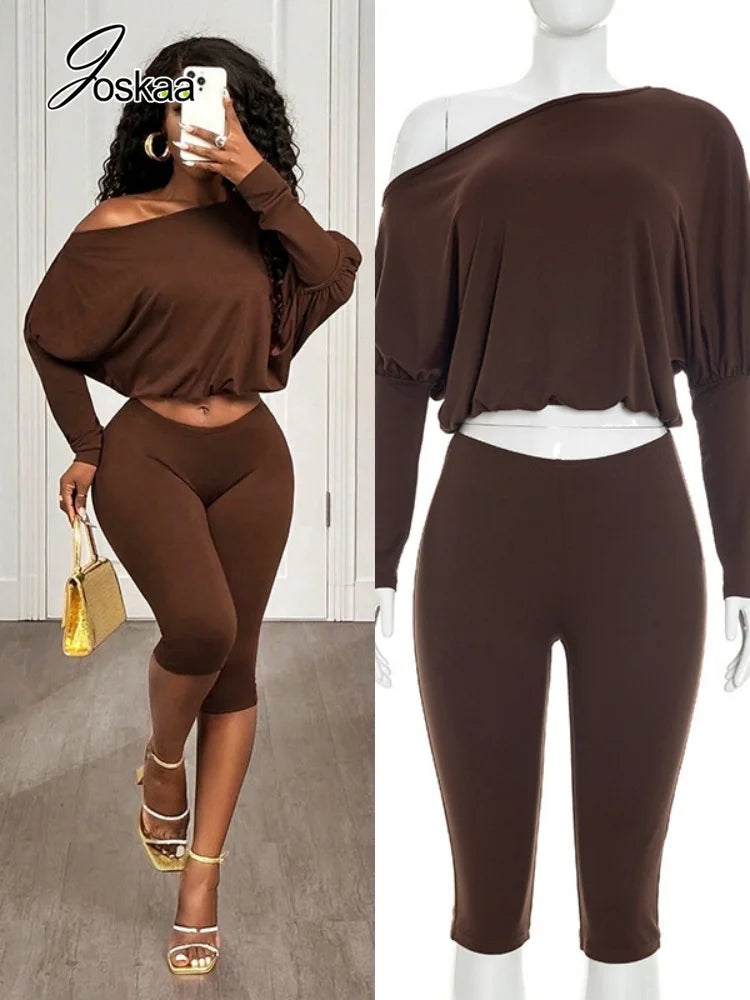 Women's Long Sleeve Two Piece Set - Women's Fashion Wholesale - Front View