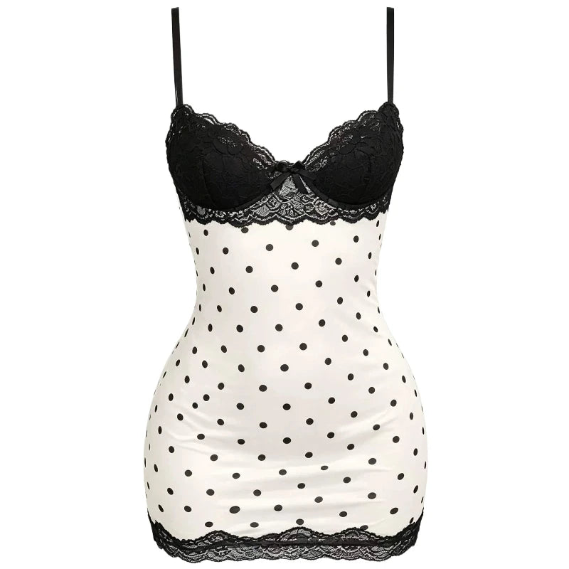 Women's Floral Print Lace Backless Sleeveless Mini Dress - Detail View 5